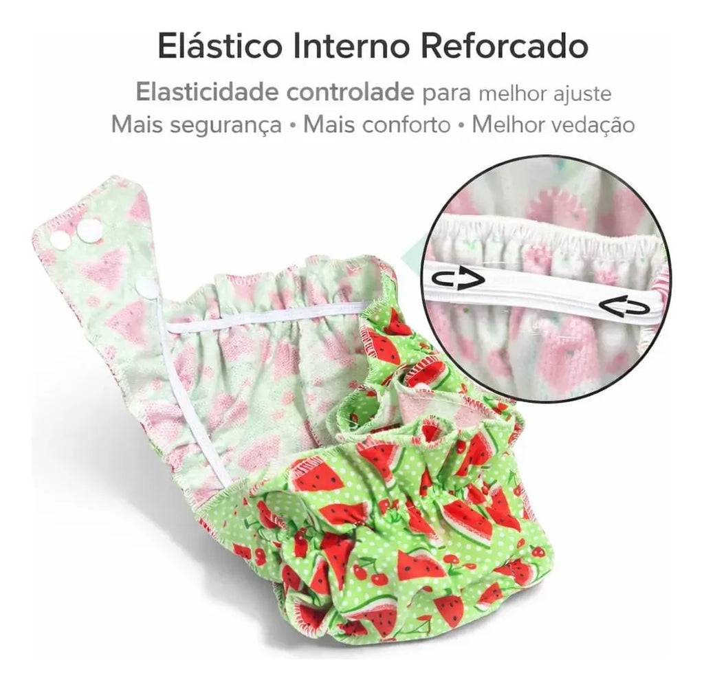 Calcinha Pet Higiênica com 5 Absorventes