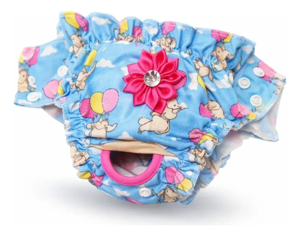 Calcinha Pet Higiênica com 5 Absorventes