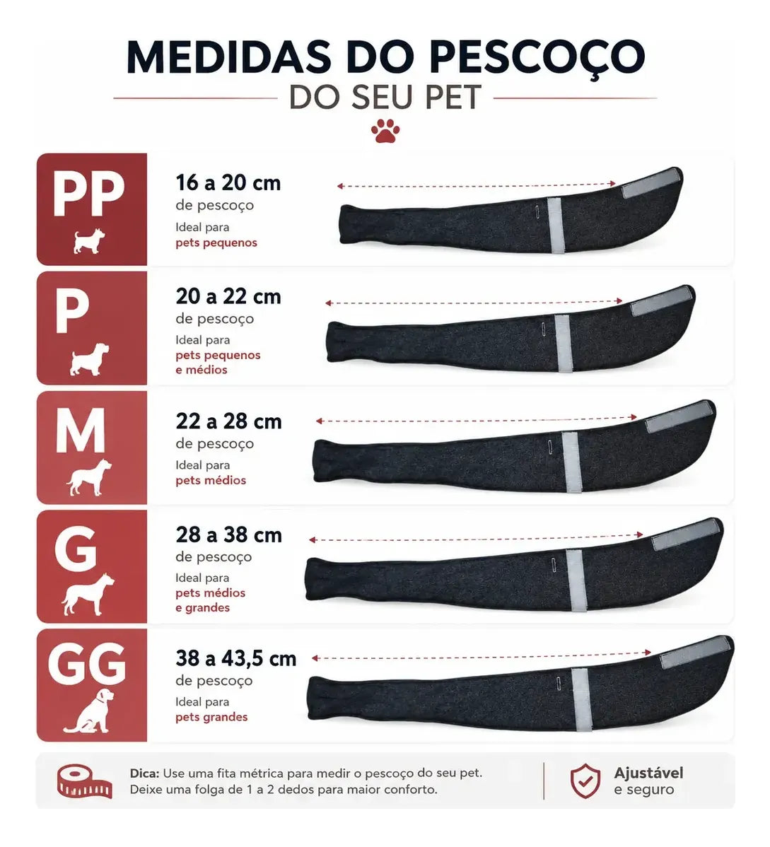 Colar para Sonda Esofágica Pet para Cães e Gatos
