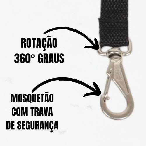 Cinto Segurança Coleira Pet Universal Cachorro Gato Cor Preto
