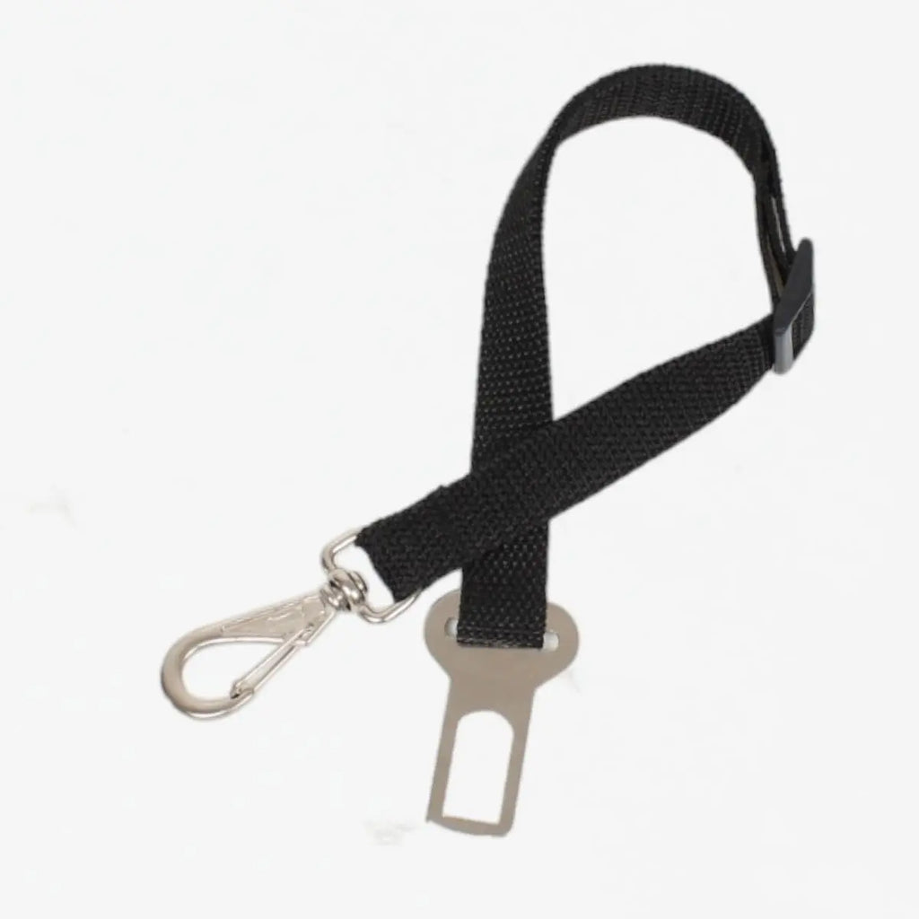 Cinto Segurança Coleira Pet Universal Cachorro Gato Cor Preto