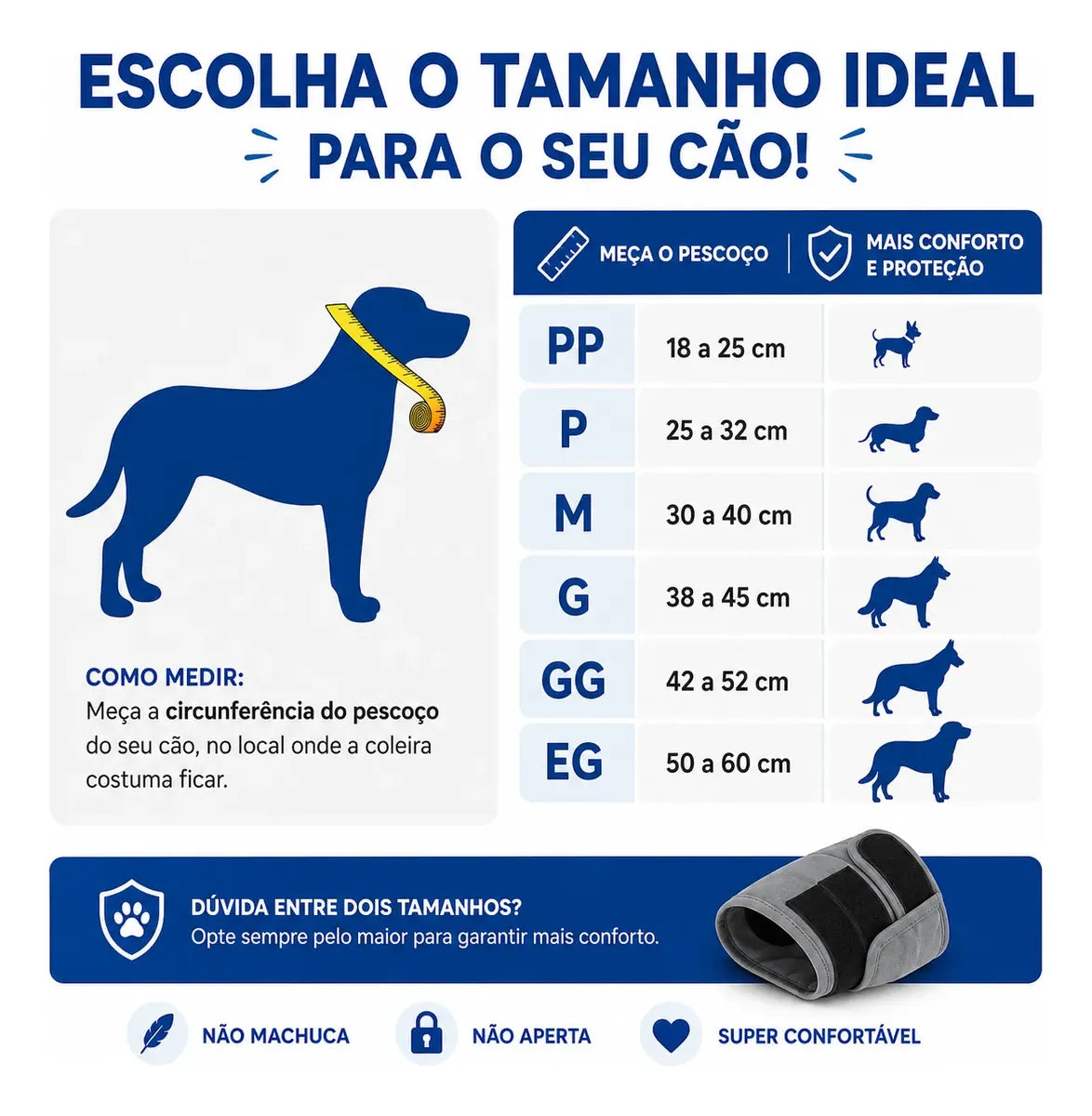 Protetor Auricular para Cachorro Week Pet – Abafador de Ruído, Proteção para Banho, Tosa e Otohematoma