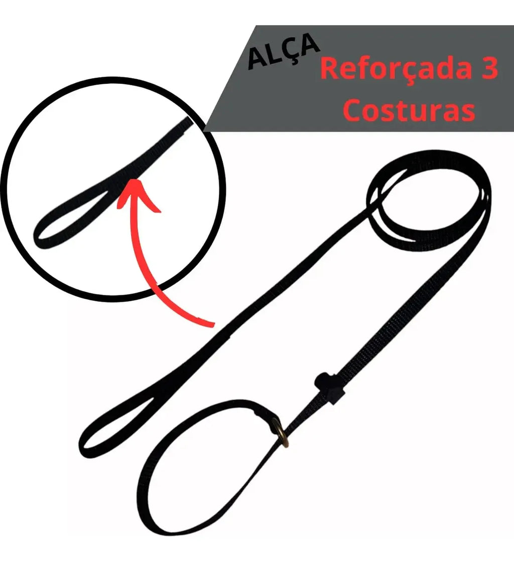Guia Unificada para Adestramento e Passeio (Coleira Enforcador)