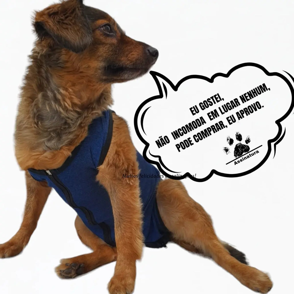 Roupa Pós-Cirúrgica Pet Unissex (Machos e Fêmeas) - Do Tam. 00 ao 10