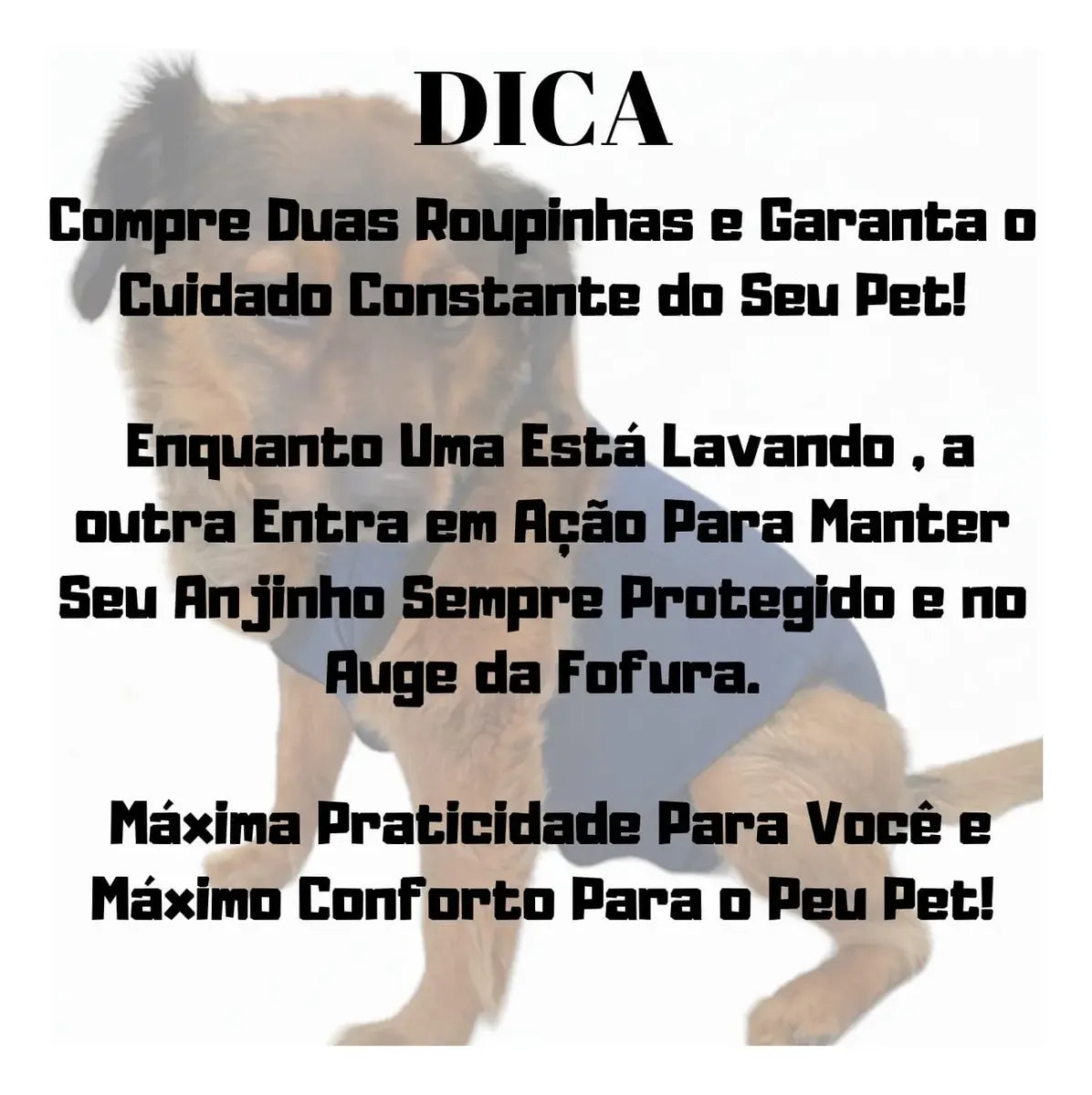 Roupa Pós-Cirúrgica Pet Unissex (Machos e Fêmeas) - Do Tam. 00 ao 10