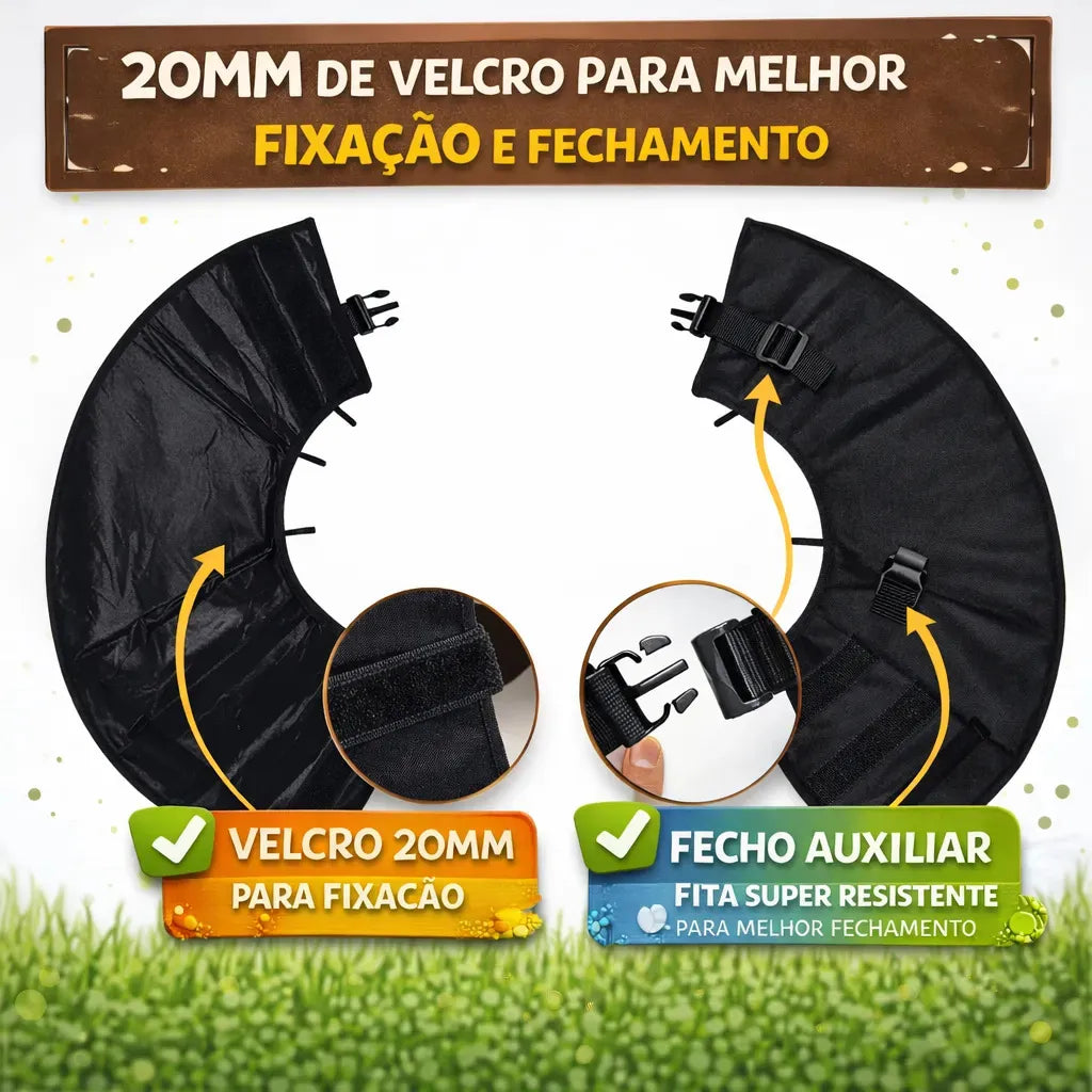 Cone Colar Elizabetano para Cães e Gatos Ajustável
